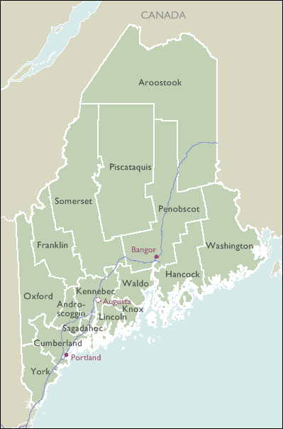 County Zip Code Maps Of Maine ZIPCodeMaps