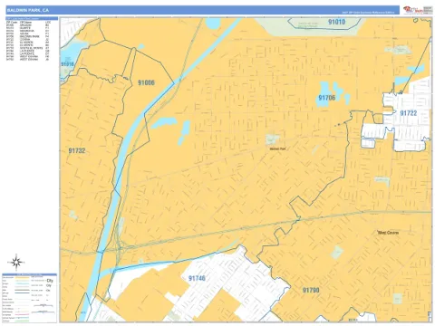 Baldwin Park, CA city map
