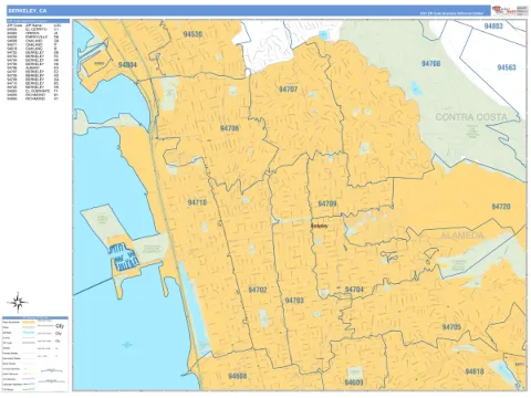 Berkeley, CA city map