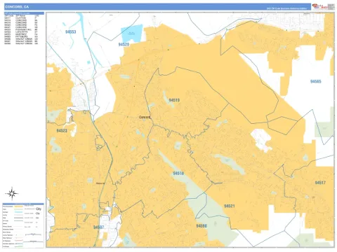 Concord, CA city map