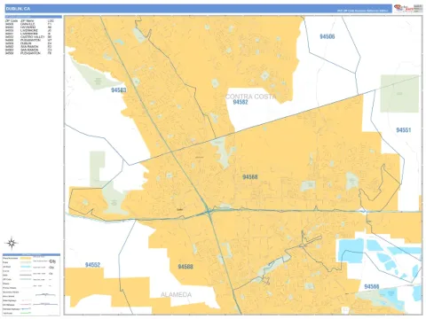 Dublin, CA city map