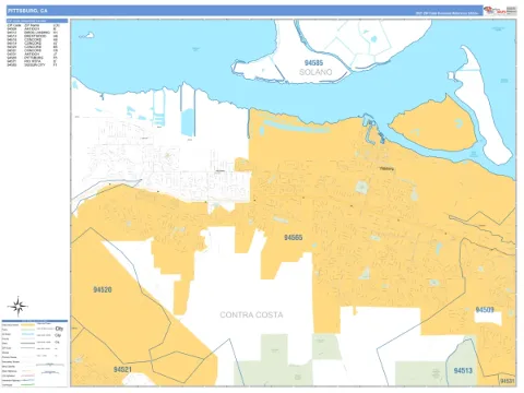 Pittsburg, CA city map