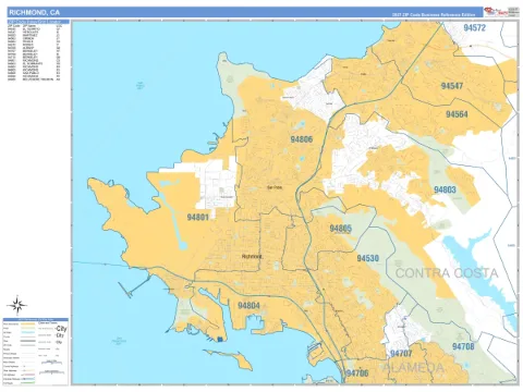 Richmond, CA city map