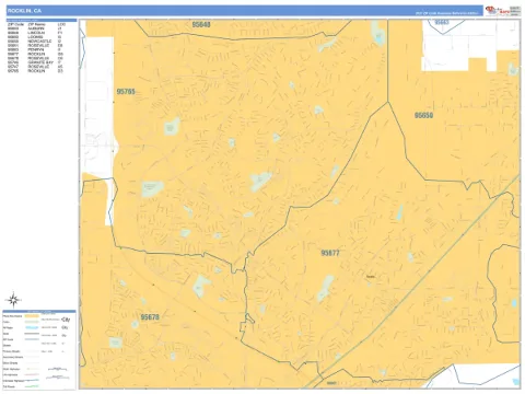 Rocklin, CA city map