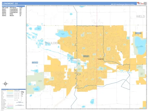 Longmont, CO city map