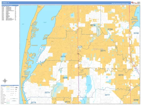 Largo, FL city map