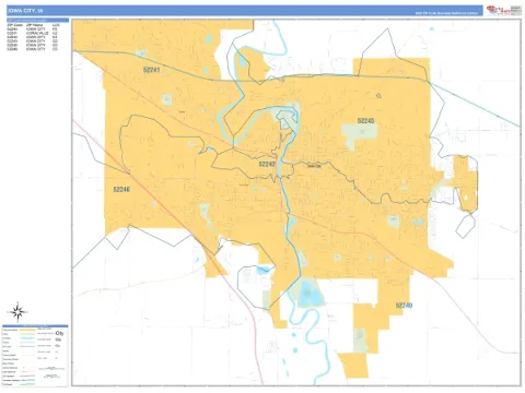 Iowa City, IA city map
