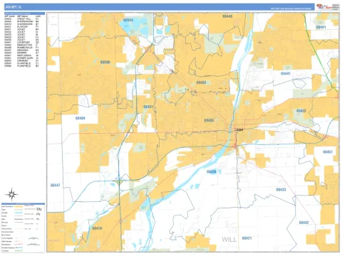 Joliet, IL city map