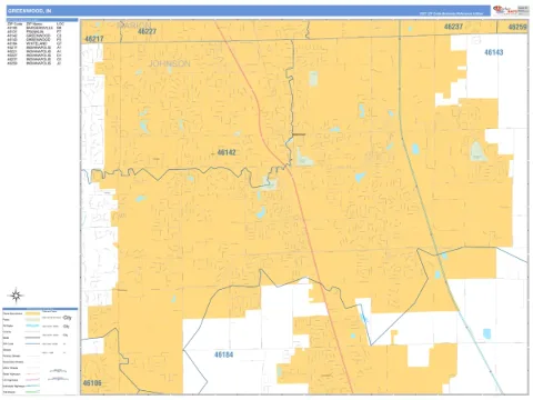 Greenwood, IN city map