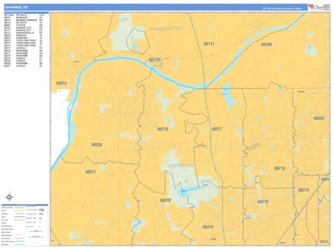 Shawnee, KS city map