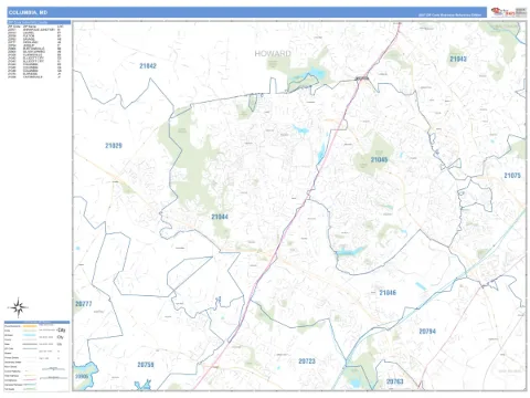 Columbia, MD city map