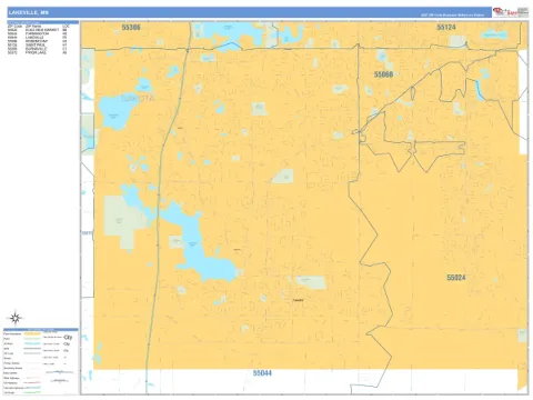 Lakeville, MN city map