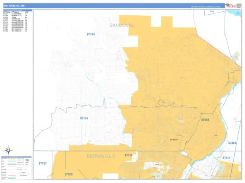 Rio Rancho, NM city map