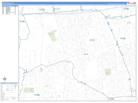 Brentwood, NY city map