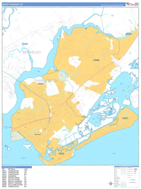 Mount Pleasant, SC city map