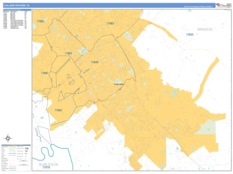 College Station, TX city map