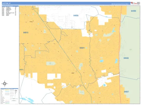 Layton, UT city map