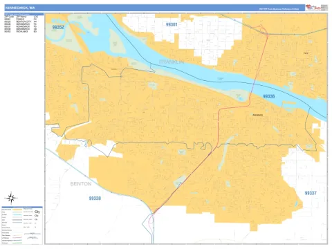 Kennewick, WA city map