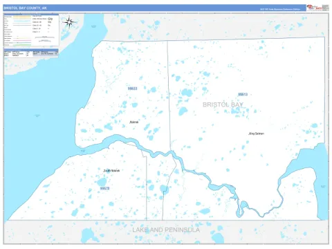 Bristol Bay County, AK map