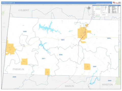 Franklin County, AL map