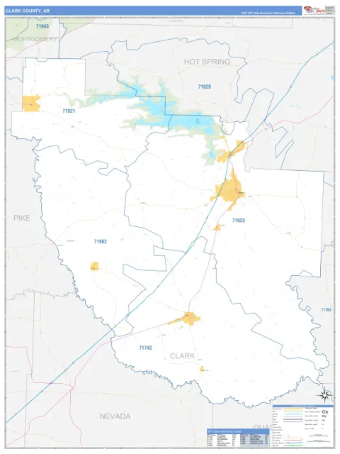 Clark County, AR map