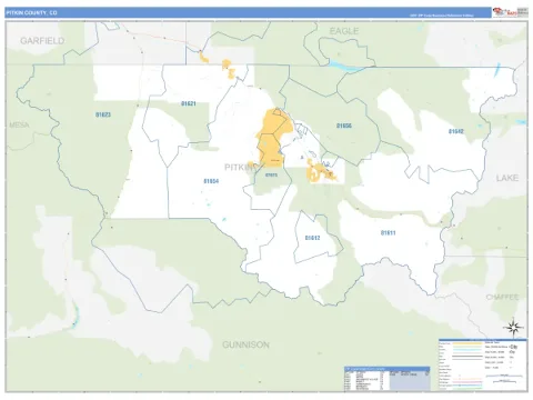 Pitkin County, CO map