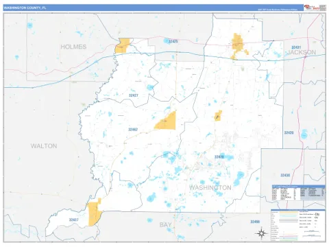 Washington County, FL map
