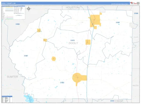 Dooly County, GA map