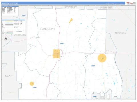 Randolph County, GA map