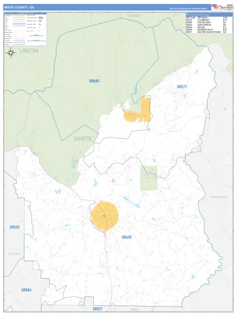 White County, GA map