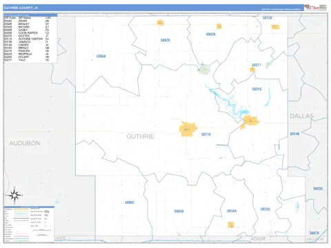 Guthrie County, IA map