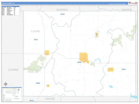 Lucas County, IA map