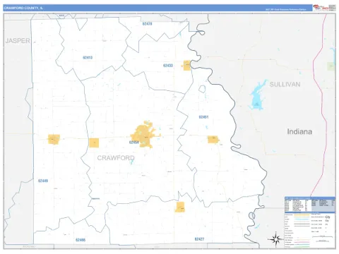 Crawford County, IL map