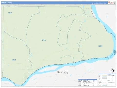 Hardin County, IL map
