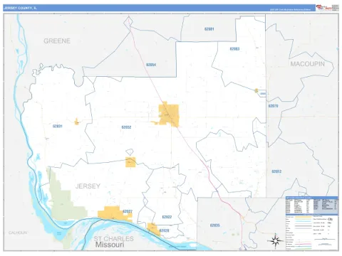 Jersey County, IL map