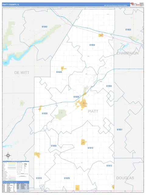 Piatt County, IL map