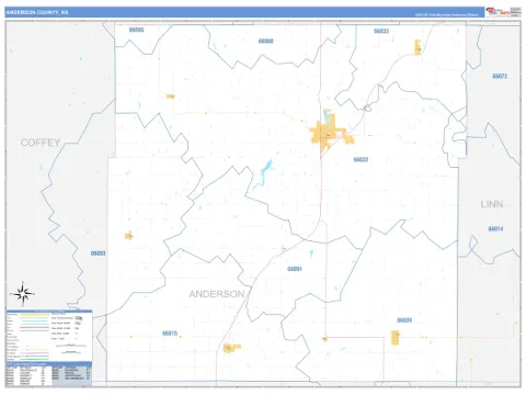 Anderson County, KS map