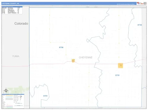 Cheyenne County, KS map