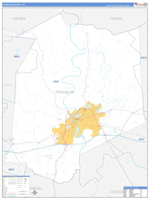 Franklin County, KY map