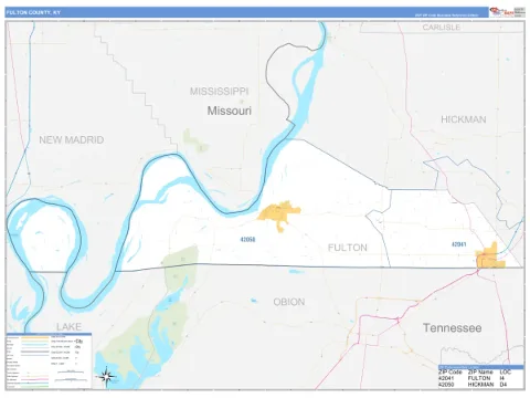 Fulton County, KY map