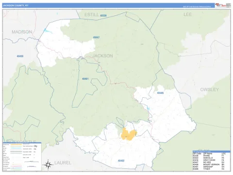 Jackson County, KY map