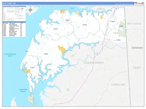 Kent County, MD map