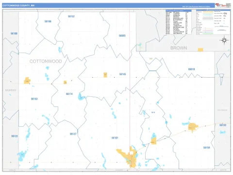 Cottonwood County, MN map