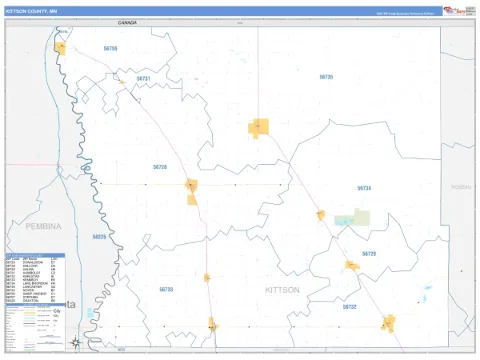 Kittson County, MN map