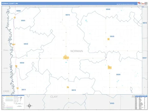 Norman County, MN map