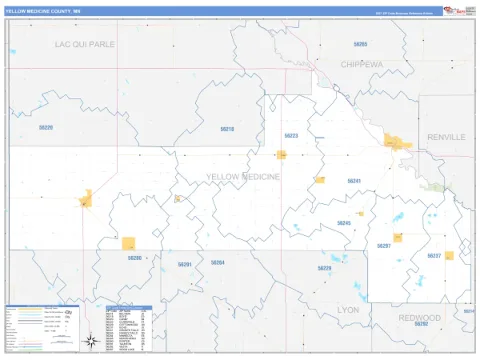 Yellow Medicine County, MN map