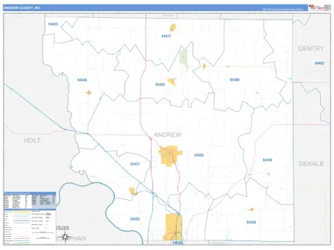 Andrew County, MO map