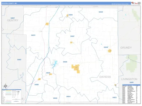 Daviess County, MO map