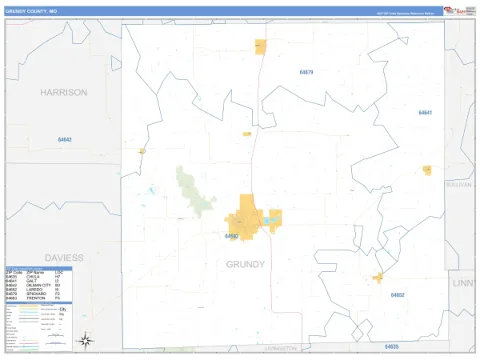 Grundy County, MO map