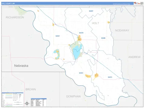 Holt County, MO map